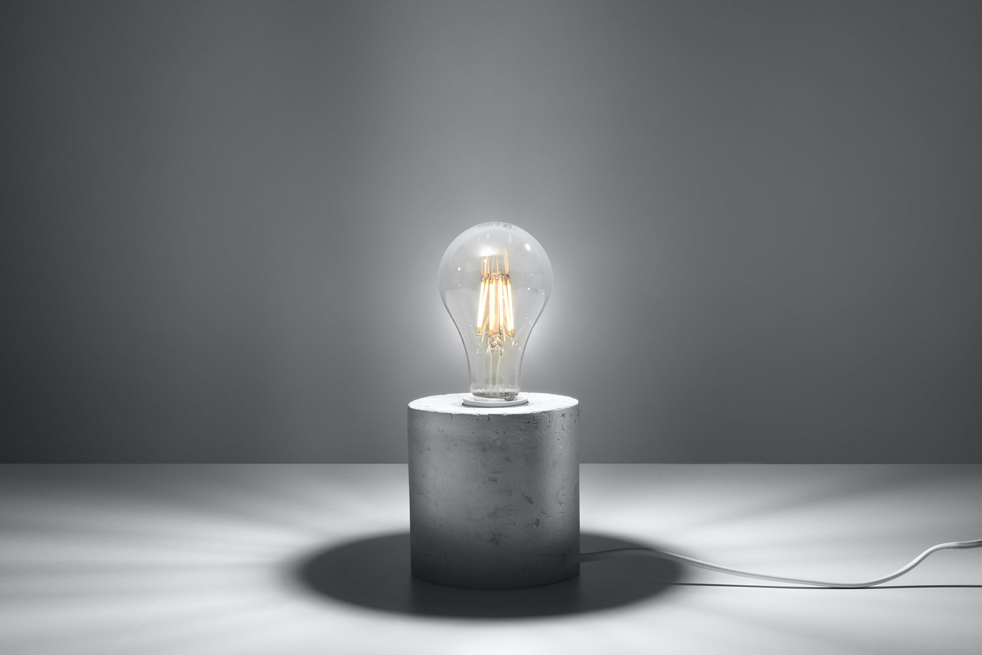 Table lamp SALGADO concrete