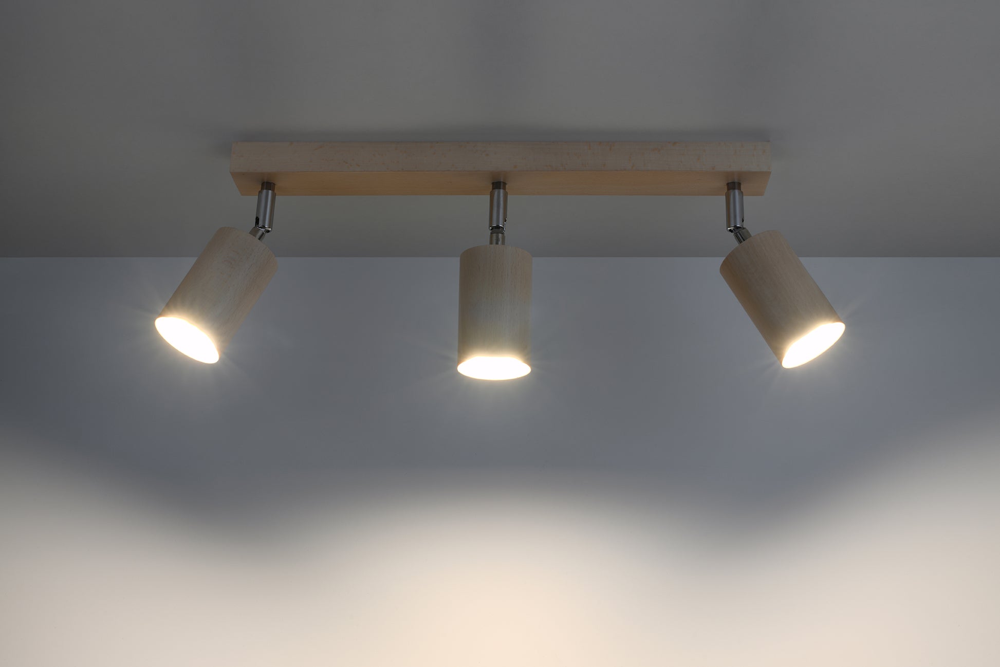 Ceiling lamp BERG 3 wood