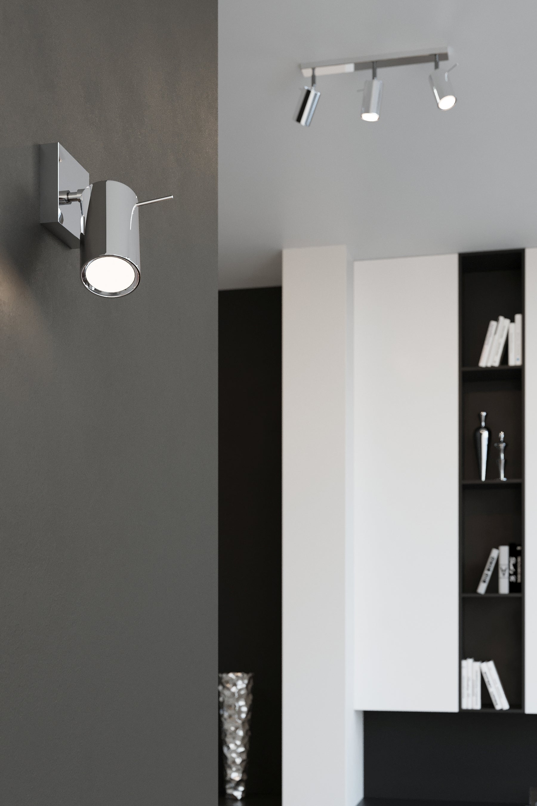 Ceiling Lamp RING 3 chrome