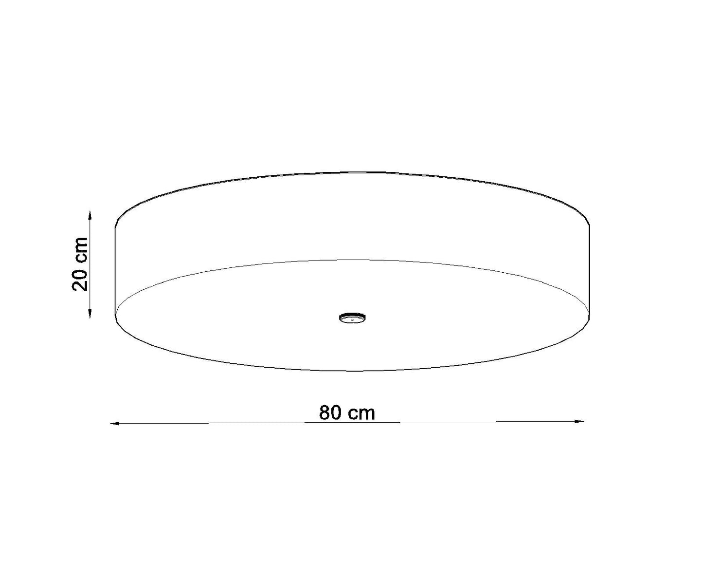 Ceiling Lamp SKALA 80 white