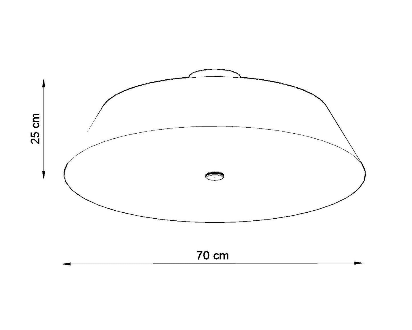 Ceiling Lamp VEGA 70 white