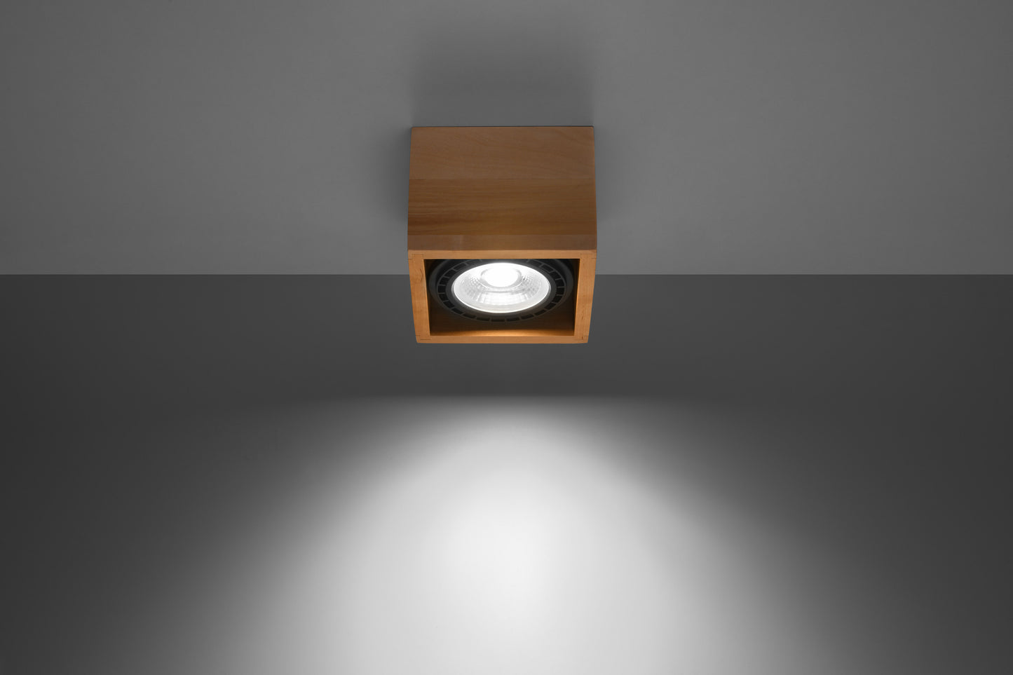 Ceiling Lamp QUATRO 1 wood