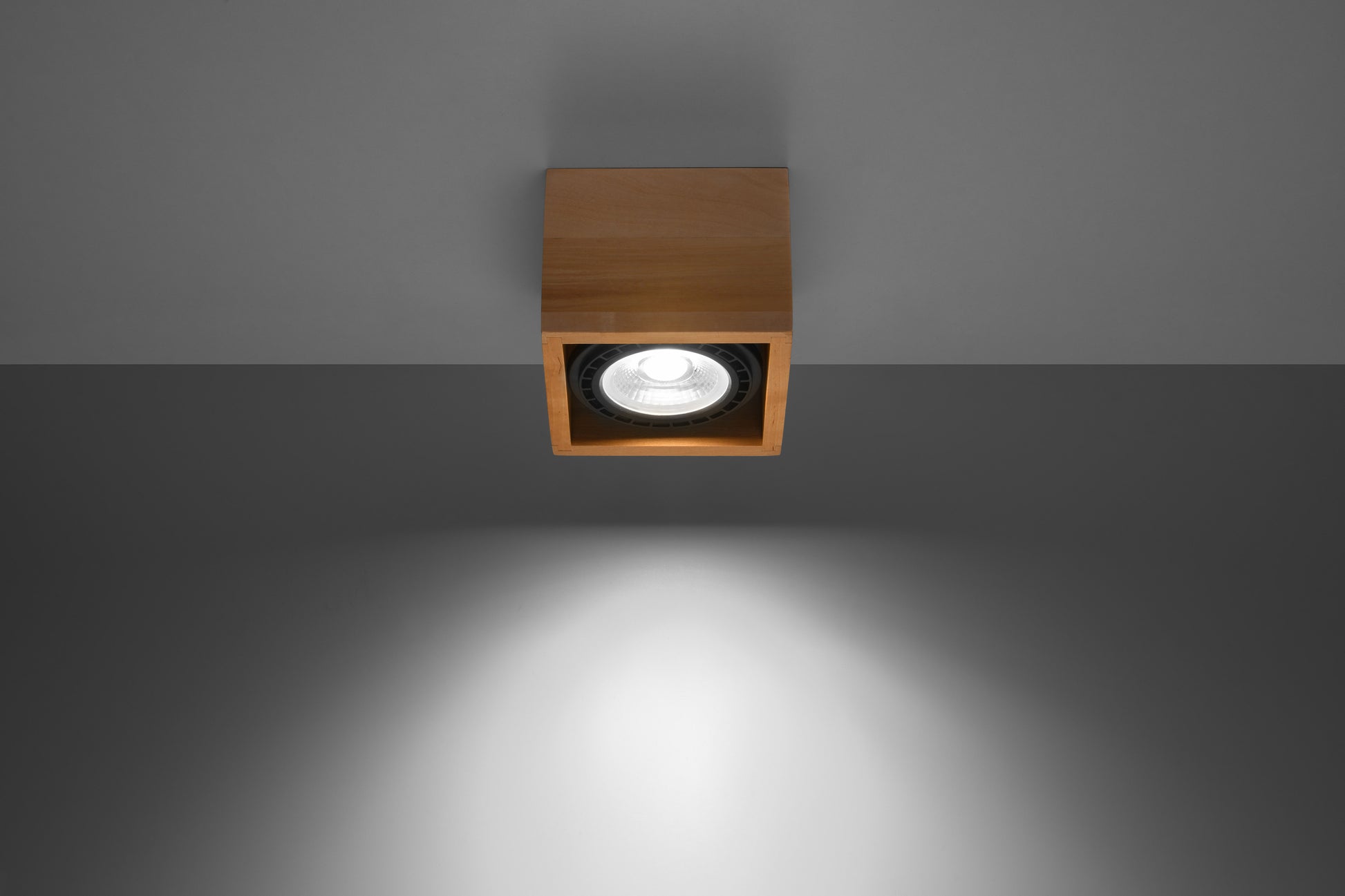 Ceiling Lamp QUATRO 1 wood
