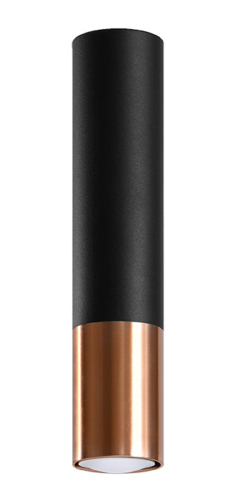 Ceiling lamp LOOPEZ black/copper