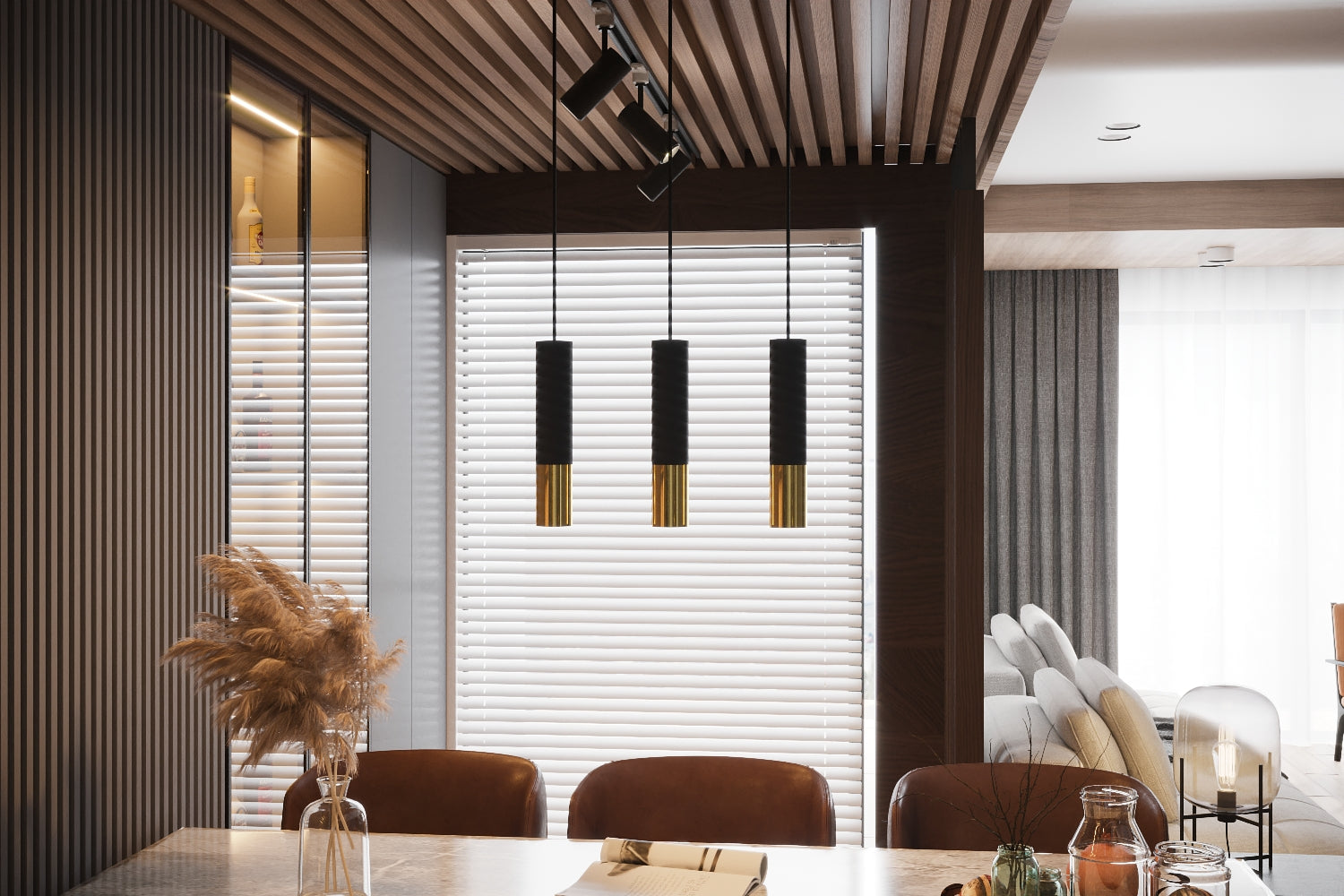 Ceiling lamp LOOPEZ black/golden