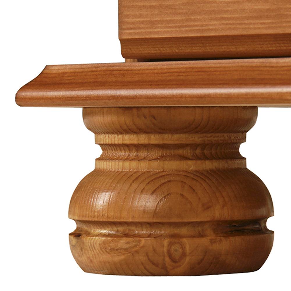 Copenhagen  3 Drawer Bedside in Pine