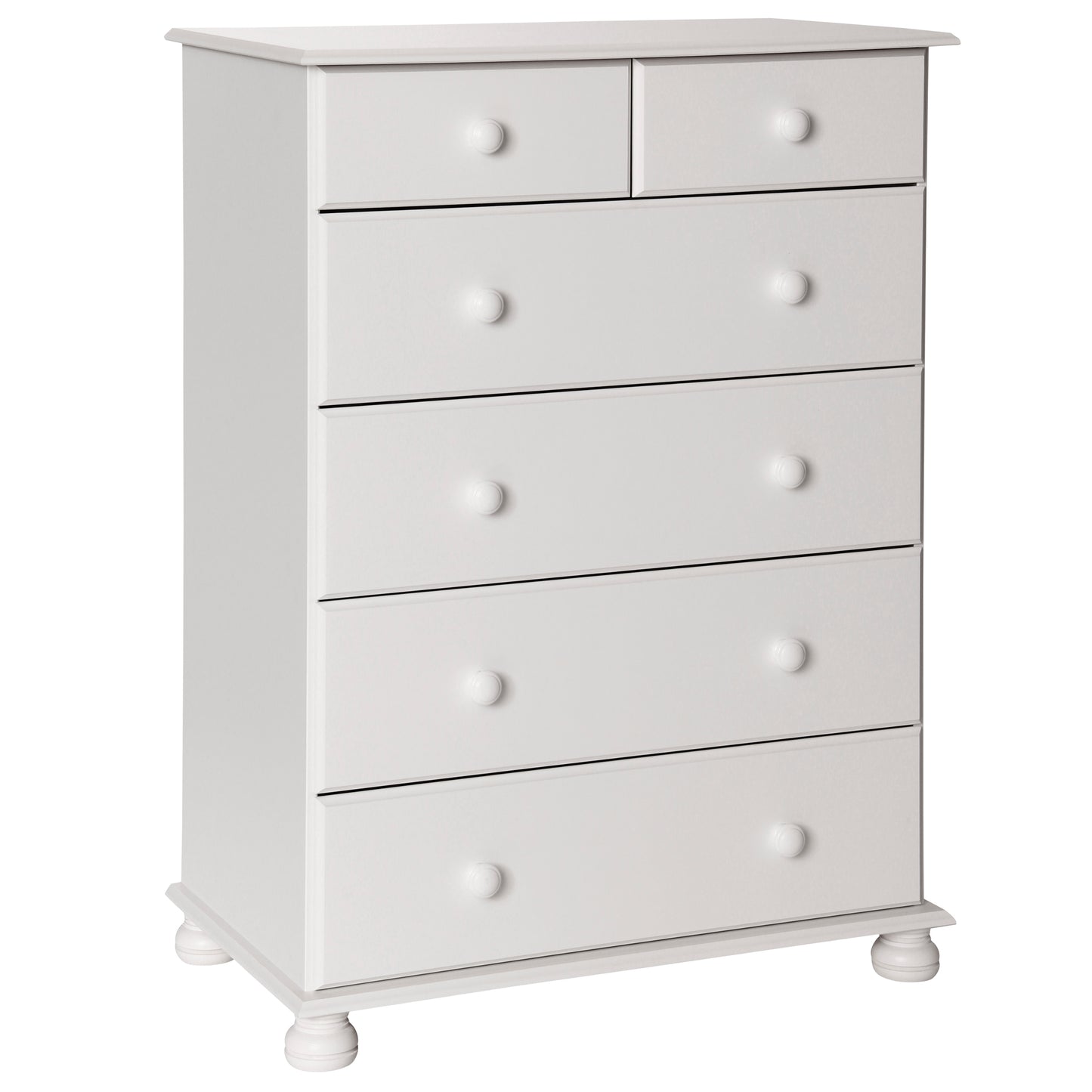 Copenhagen  2 + 4 Deep Drawer Chest in White