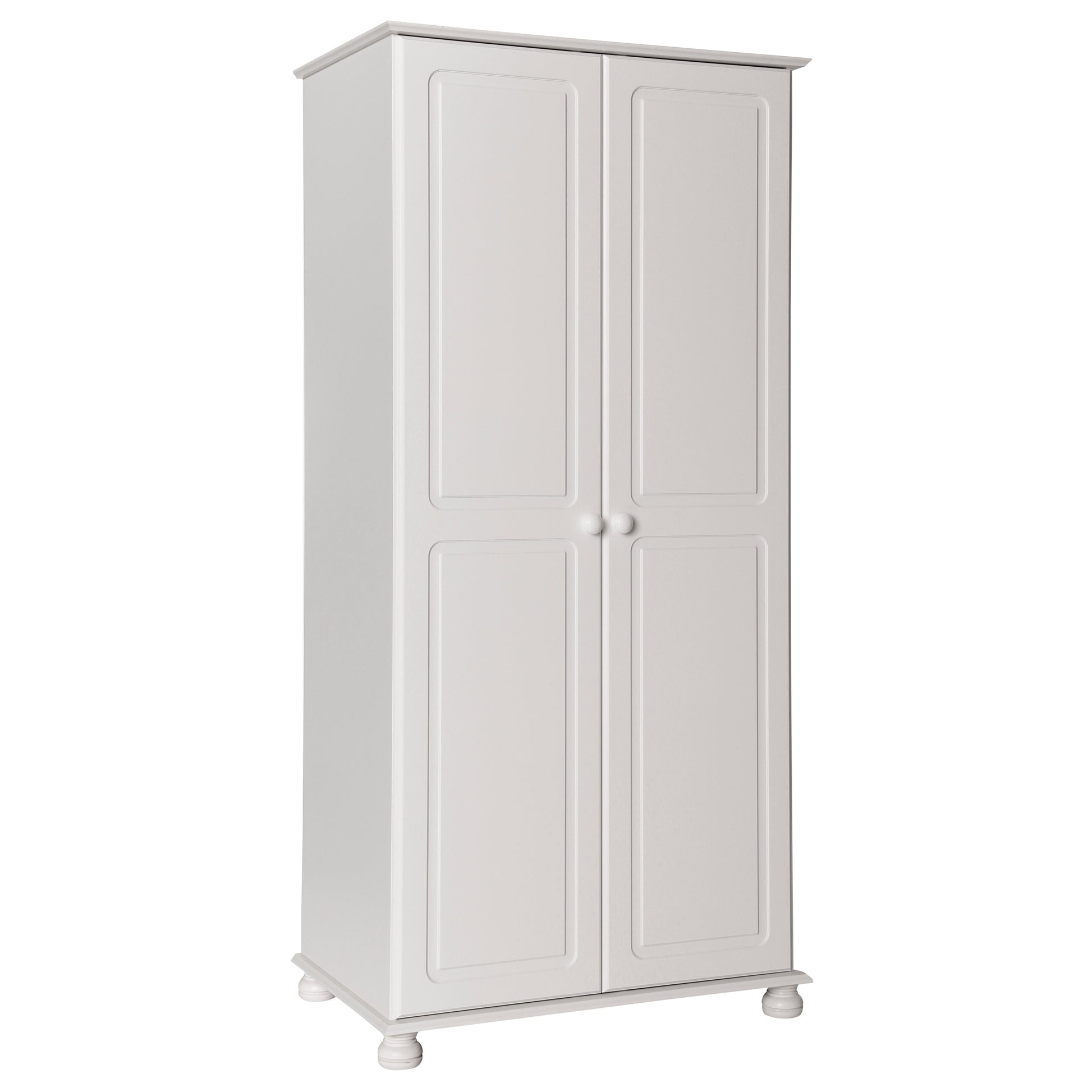 Copenhagen  2 Door Wardrobe in White