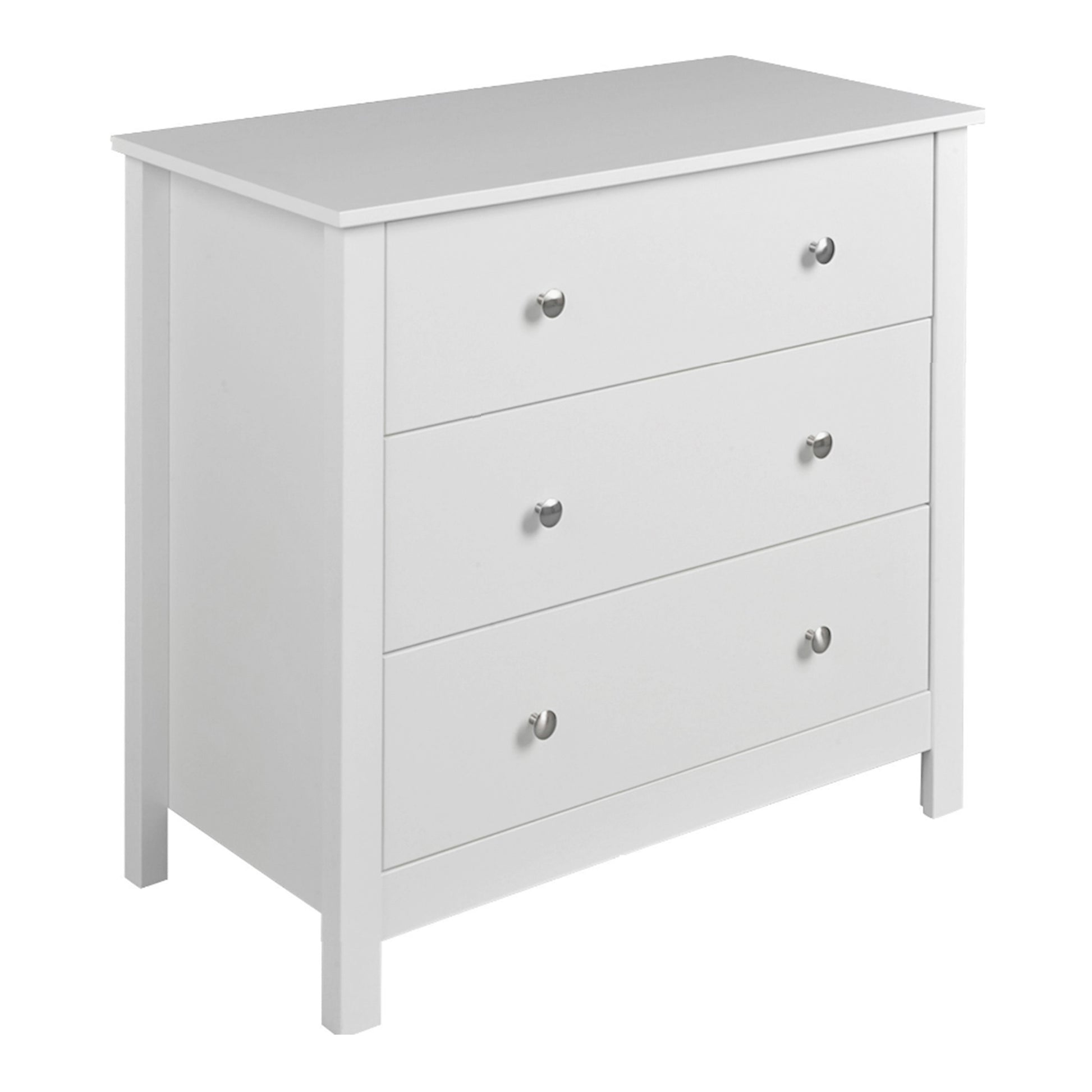 Florence  3 drawer chest in White