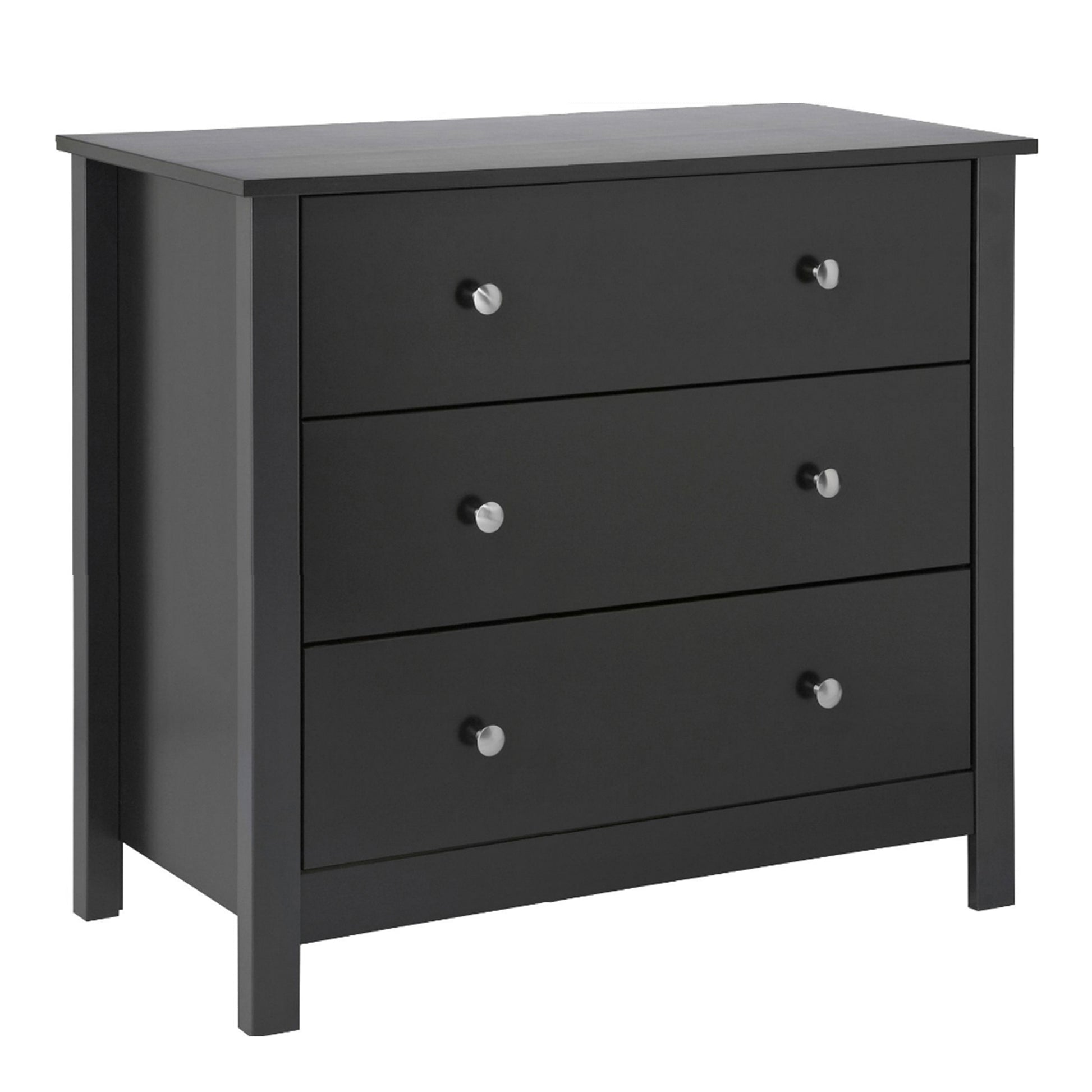 Florence  3 drawer chest in Black