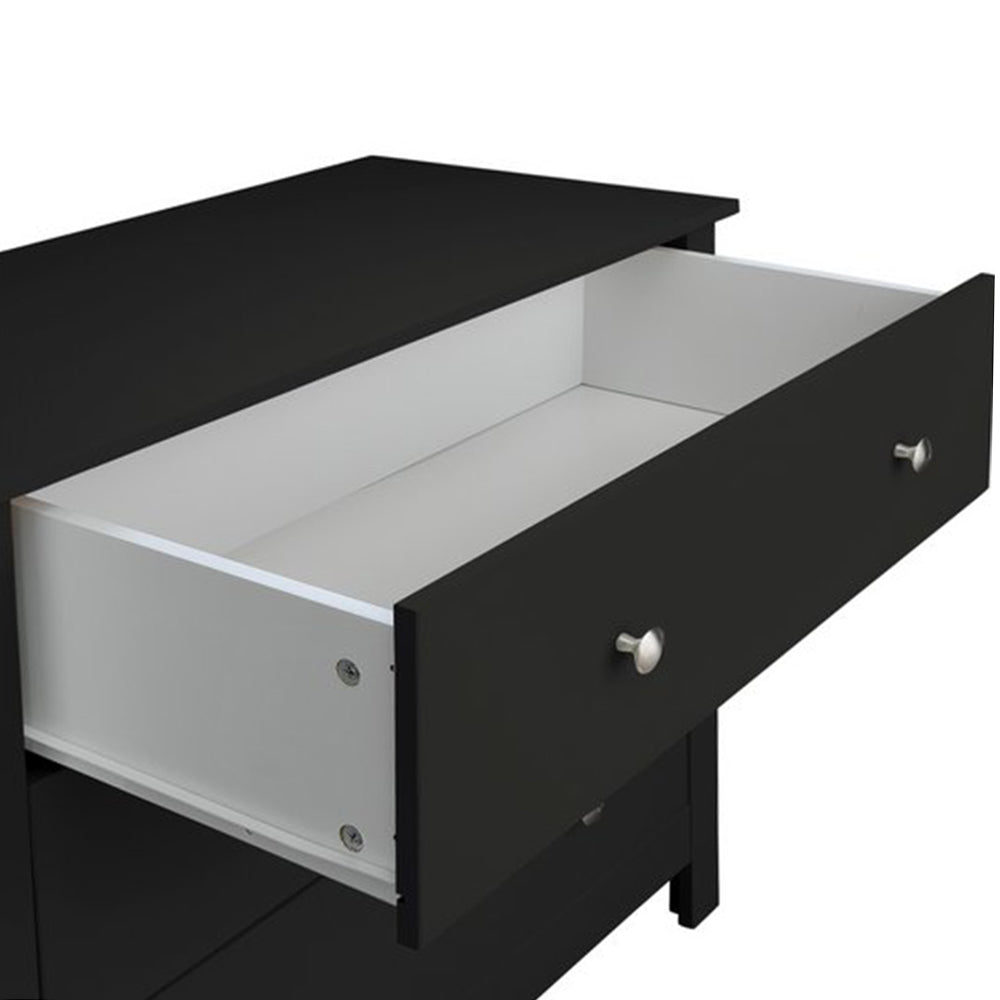 Florence  3 drawer chest in Black