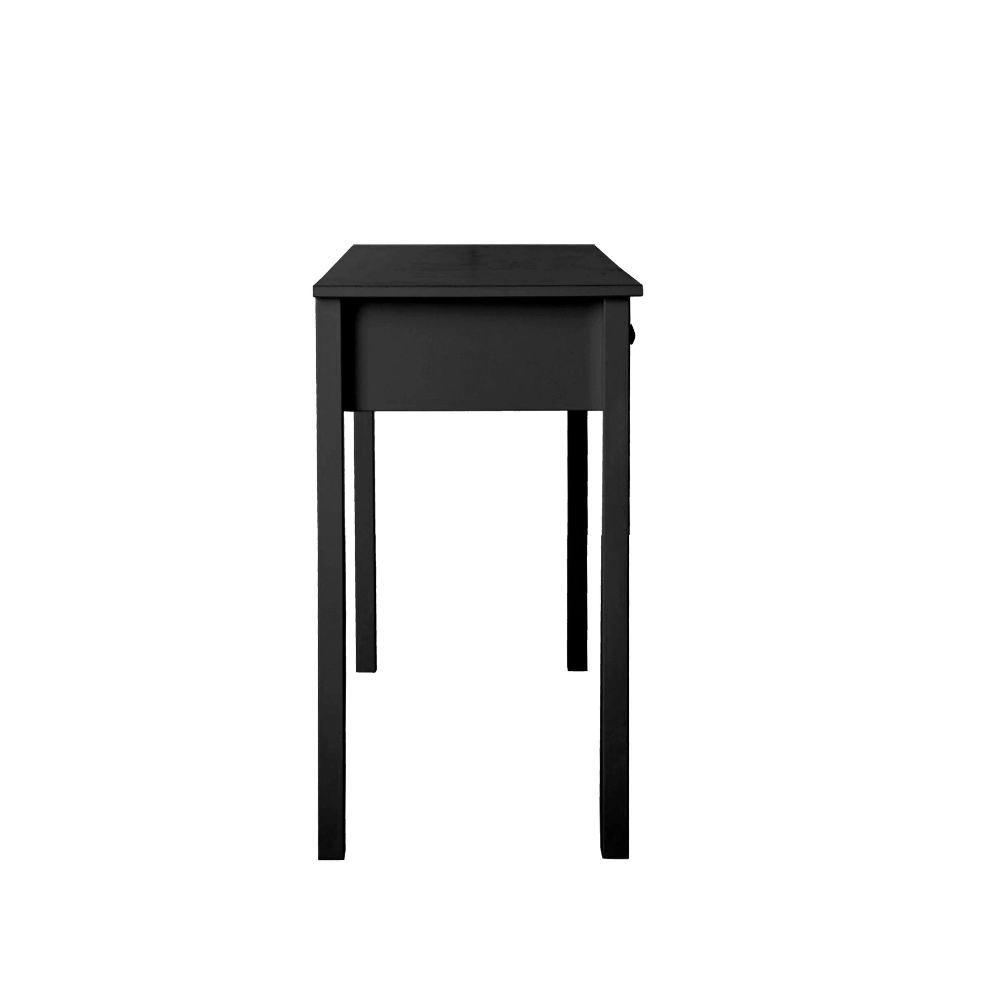 Florence  3 drawer Dressing Table in Black