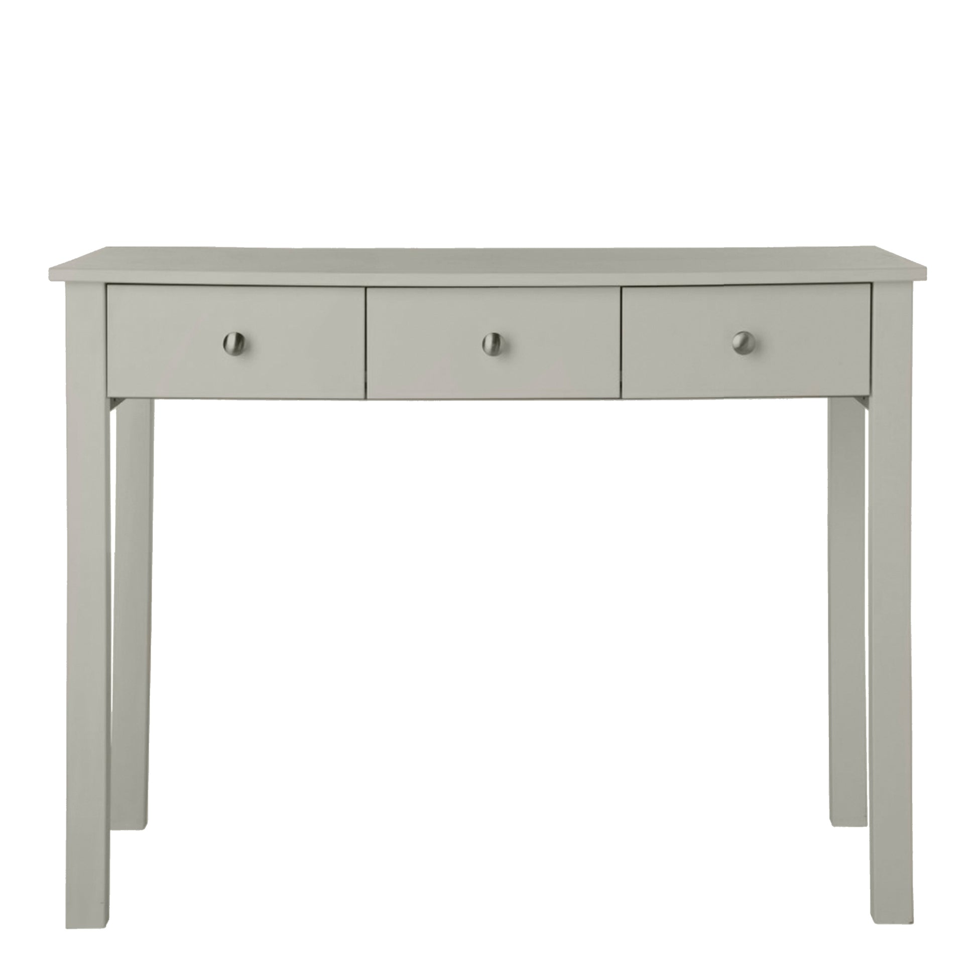 Florence  3 drawer Dressing Table in Soft Grey