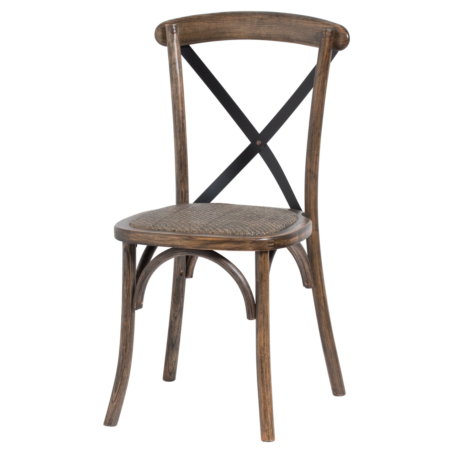 Oak Cross Back Dining Chair