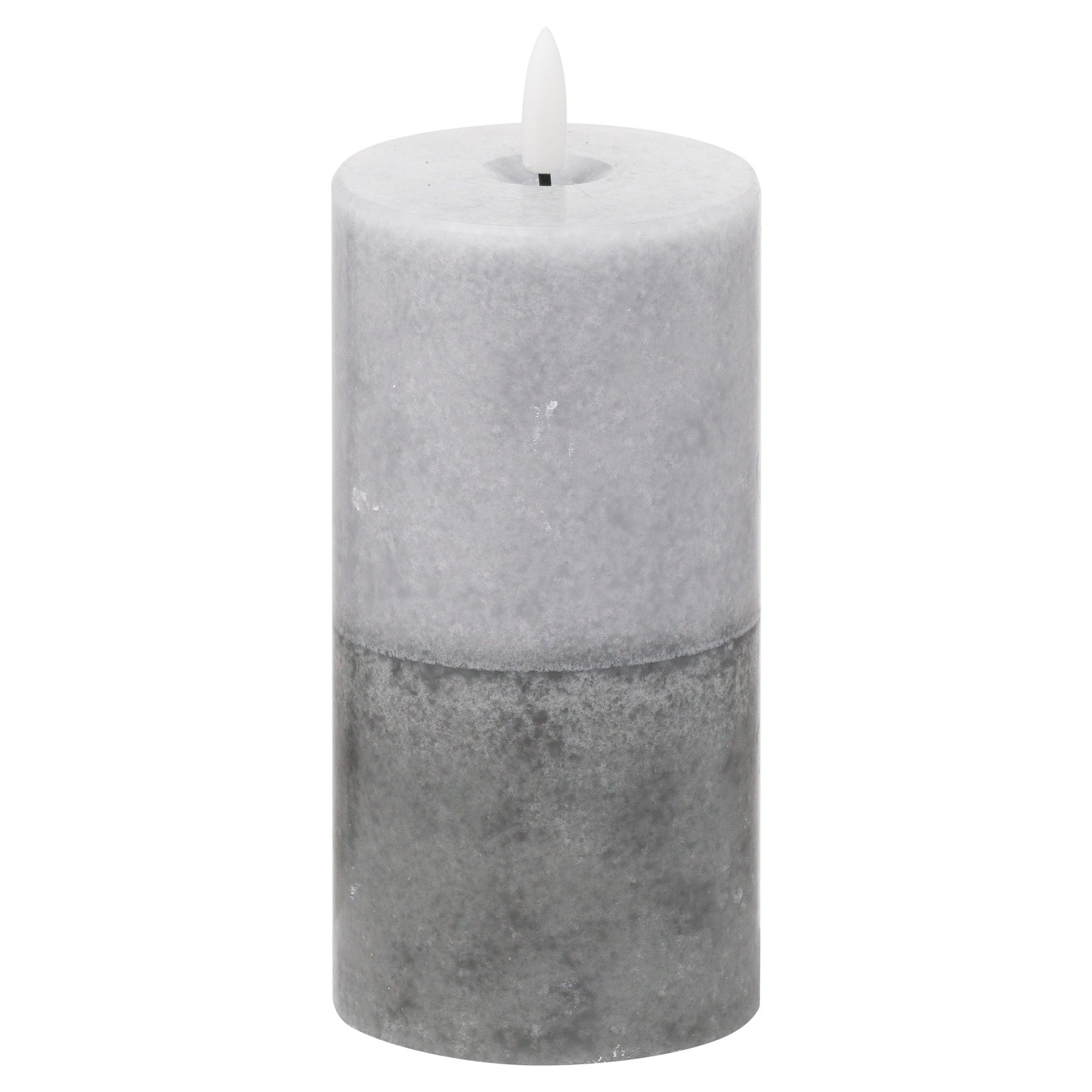 Luxe Collection Natural Glow 3x6 Black Dipped LED Candle