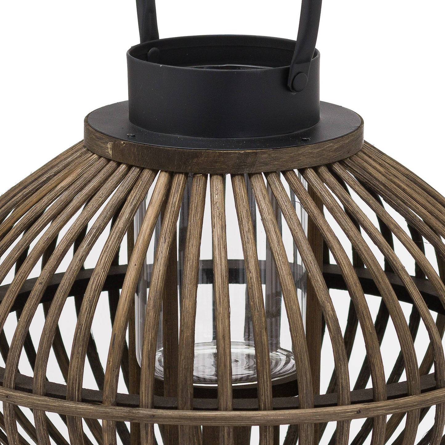 Brown Bamboo Style Lantern