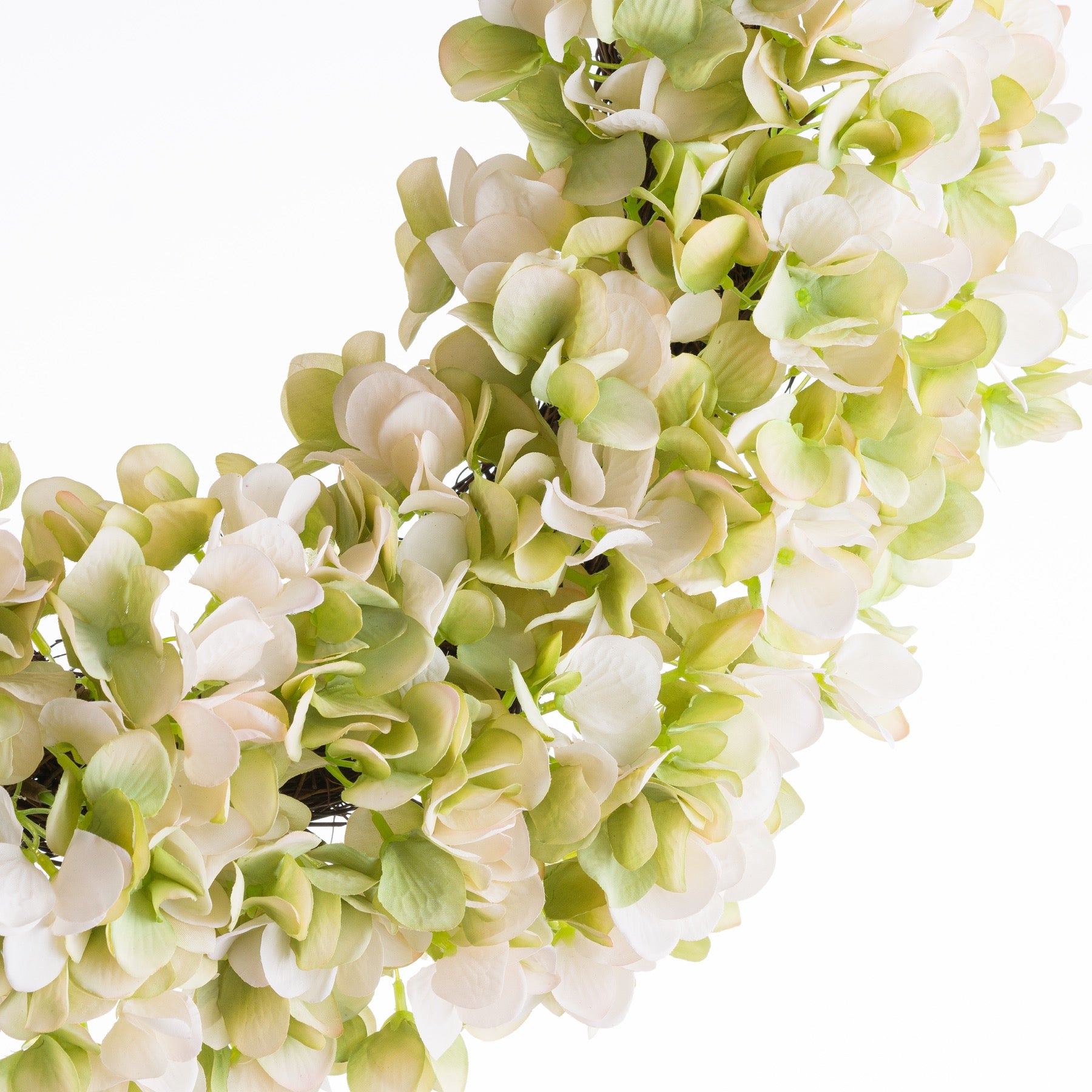 White Hydrangea Wreath
