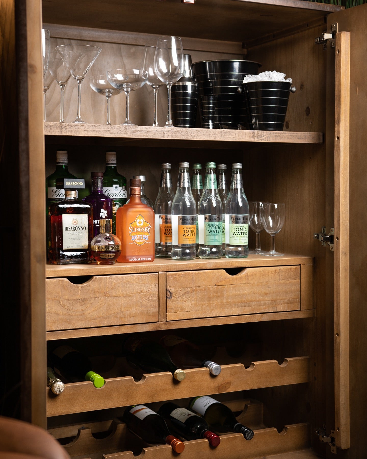 Havana Gold Drinks Cabinet