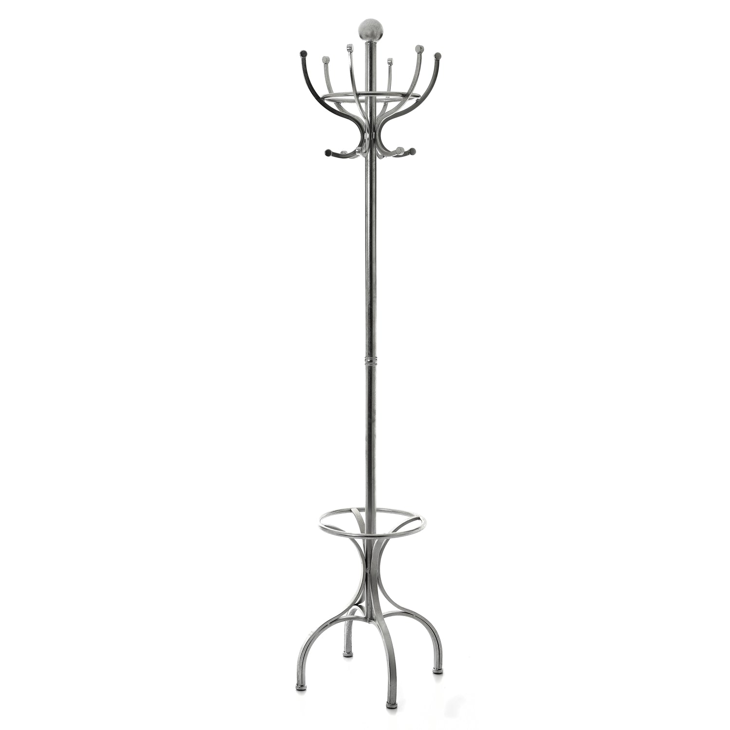 Silver Hat & Coat Stand