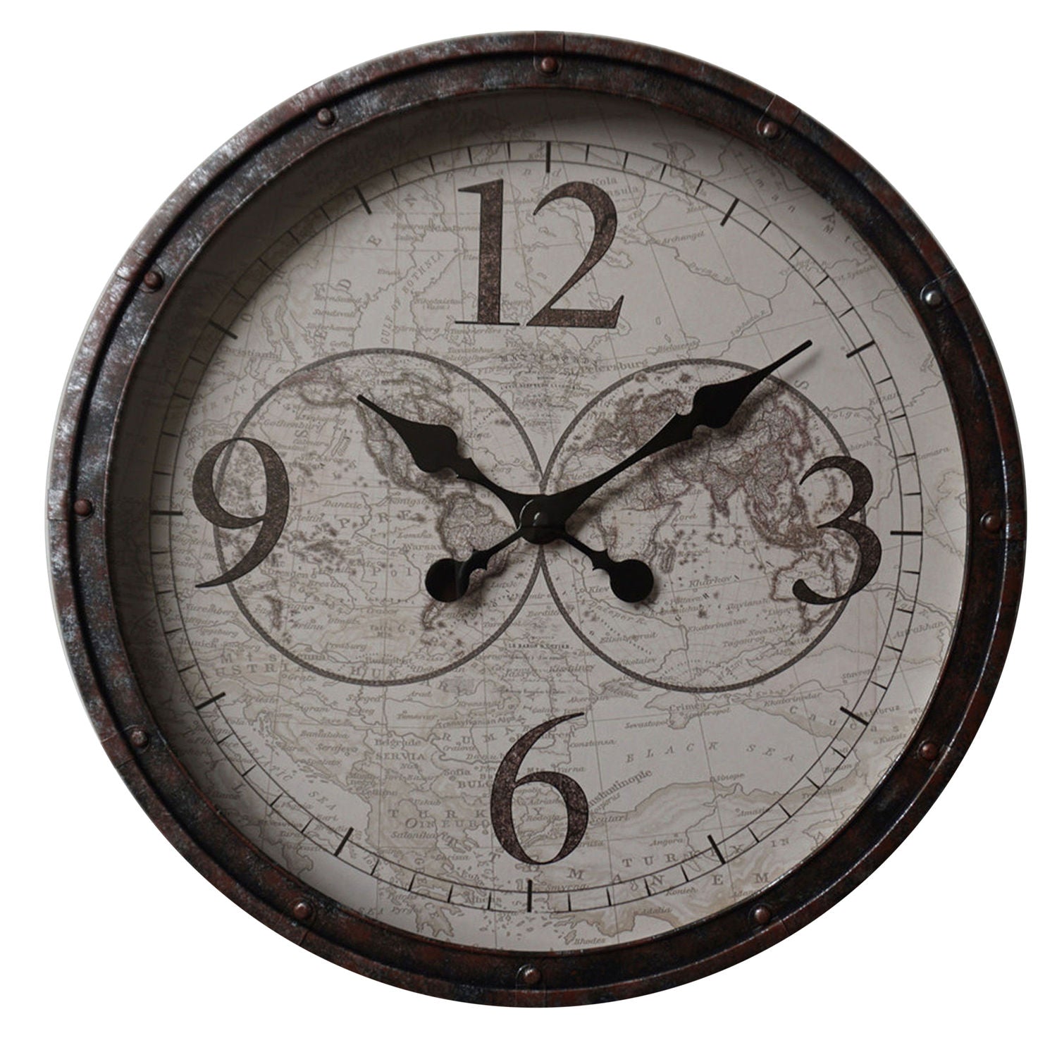 Jensen Rustic World Clock