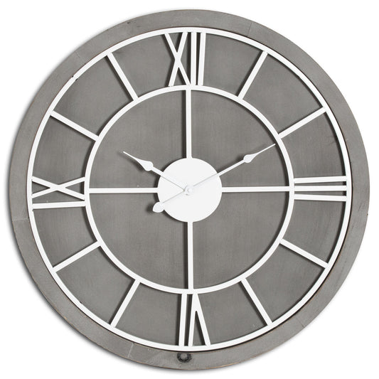 Williston Grey Wall Clock