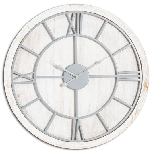 Williston White Wall Clock