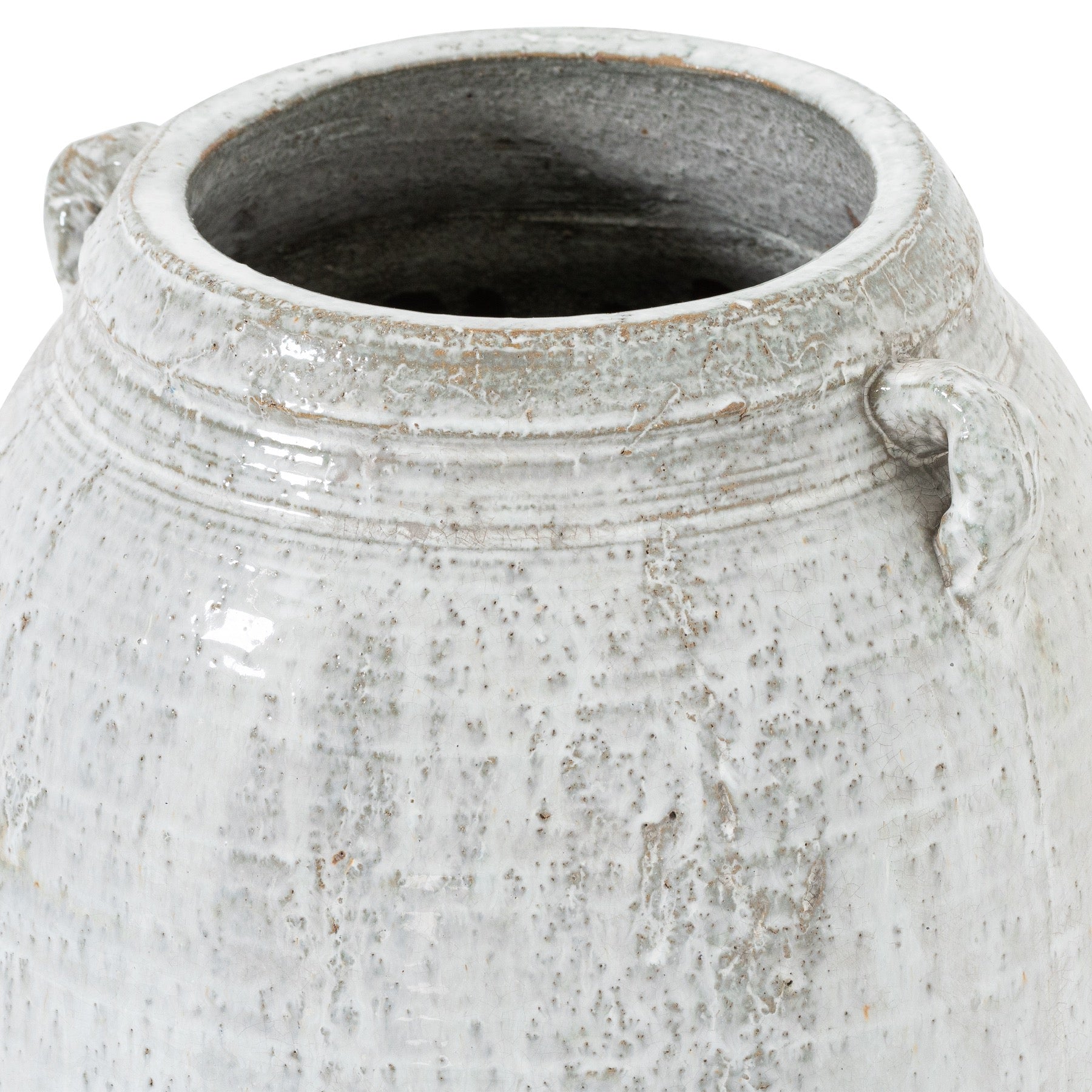 Large Ceramic Dipped Amphora Vase