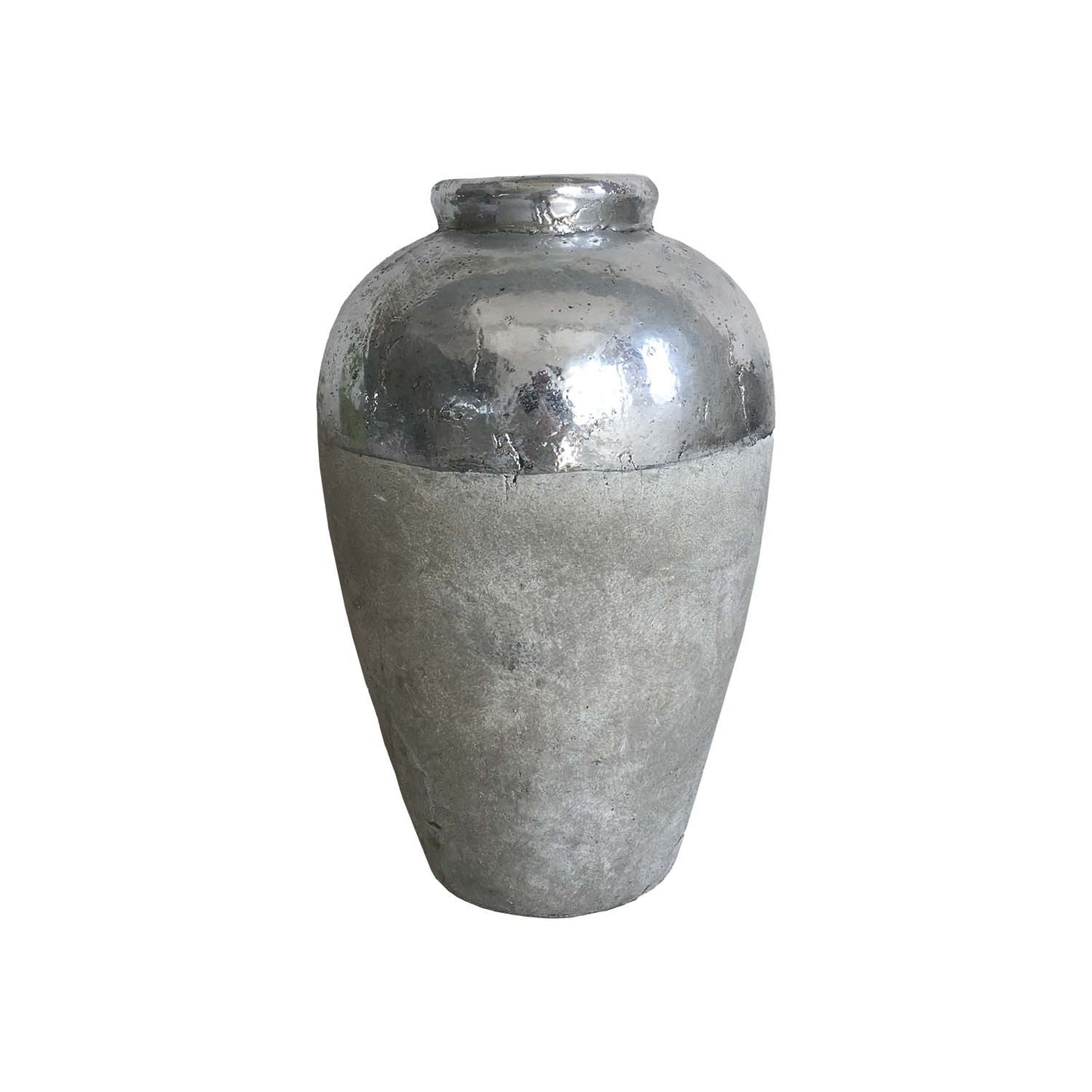 Metallic Dipped Juniper Vase