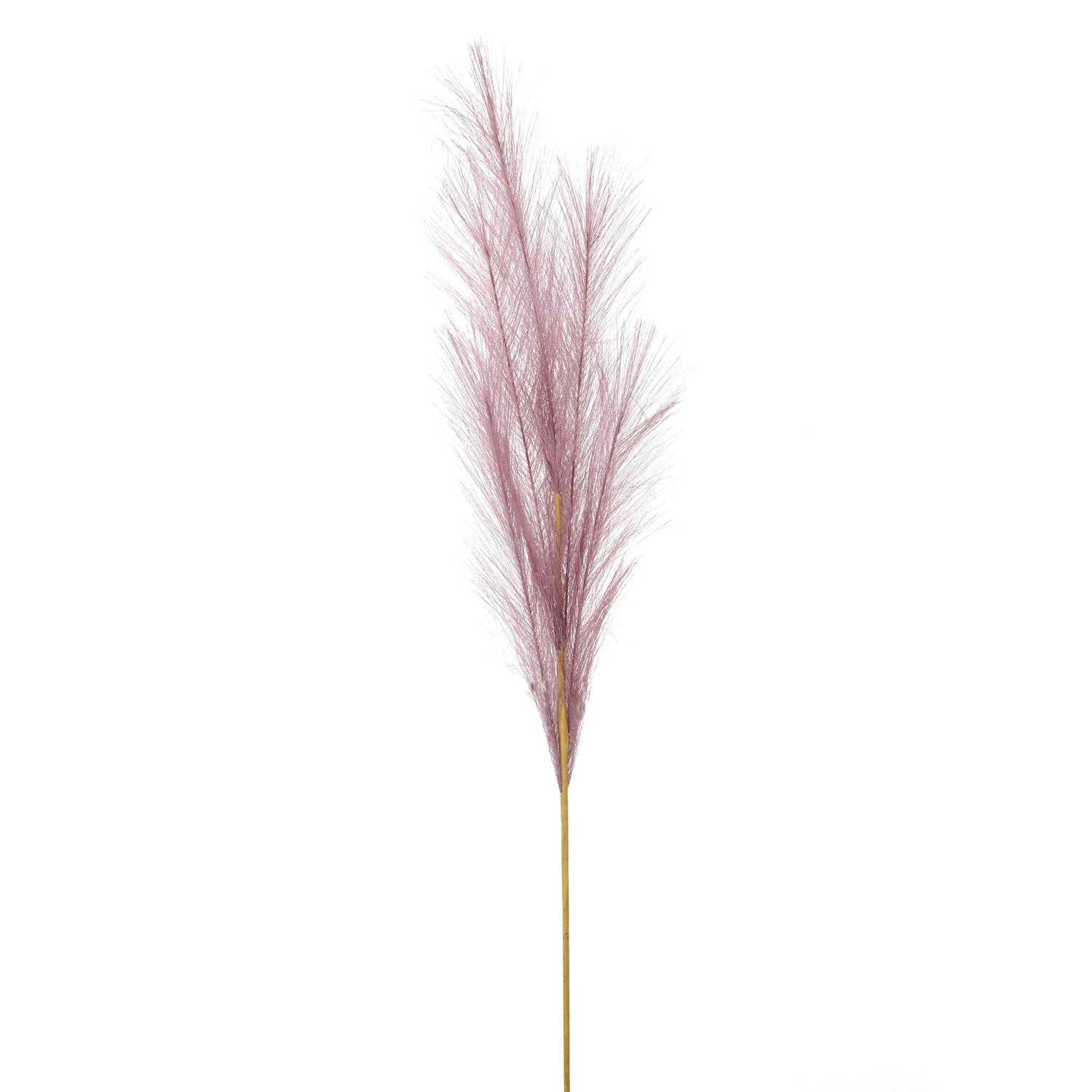 Lilac Faux Pampas Grass Stem