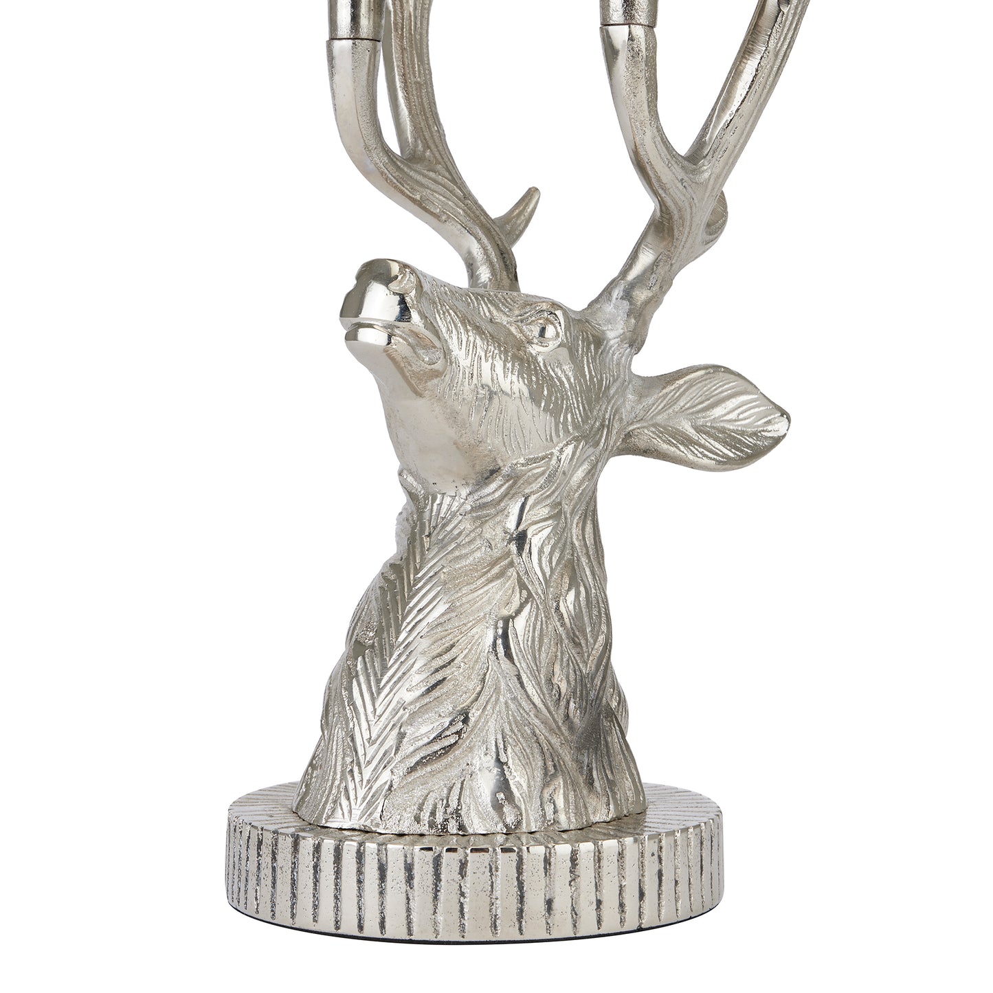 Silver Stag Four Tealight Holder