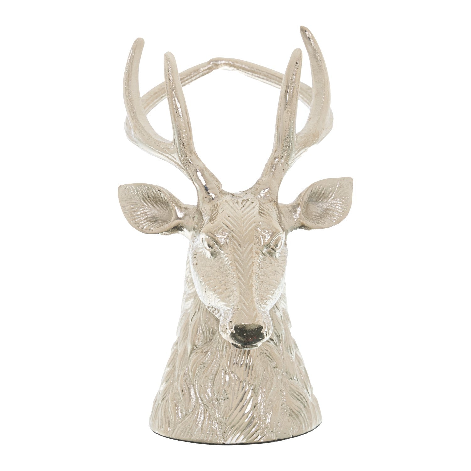 Silver Stag Wine Bottle Holder