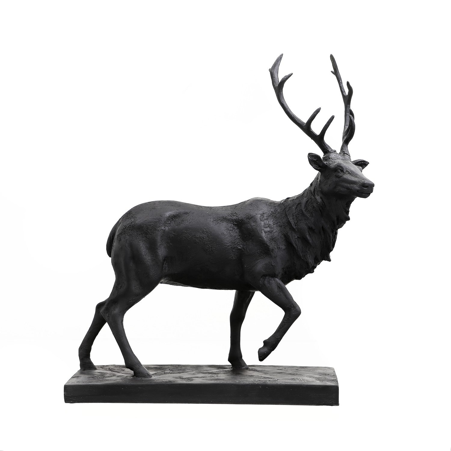 Large Black Stag Ornament