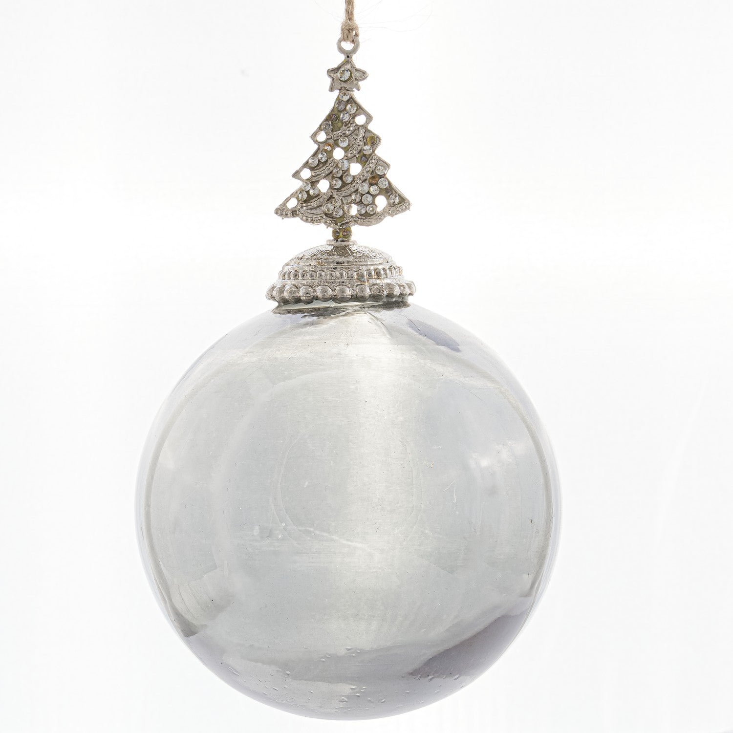 The Noel Collection Smoked Midnight Tree Top Bauble