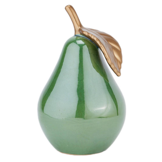 Large Ceramic Green Pear