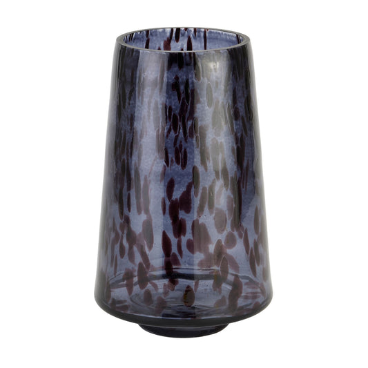 Black Dapple Tapered Vase