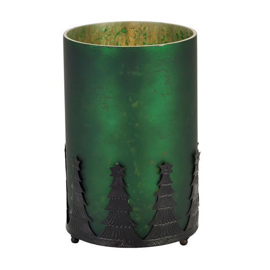 The Noel Collection Forest Green Large Tree Candle Holder