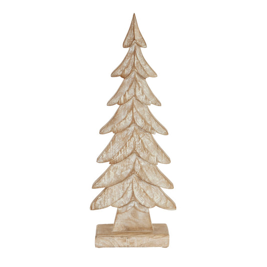 Carved Wood Christmas Tree