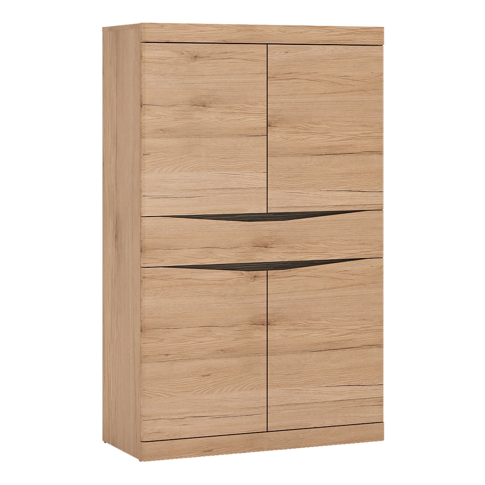 Kensington  Living 4 door 1 drawer cupboard in Oak