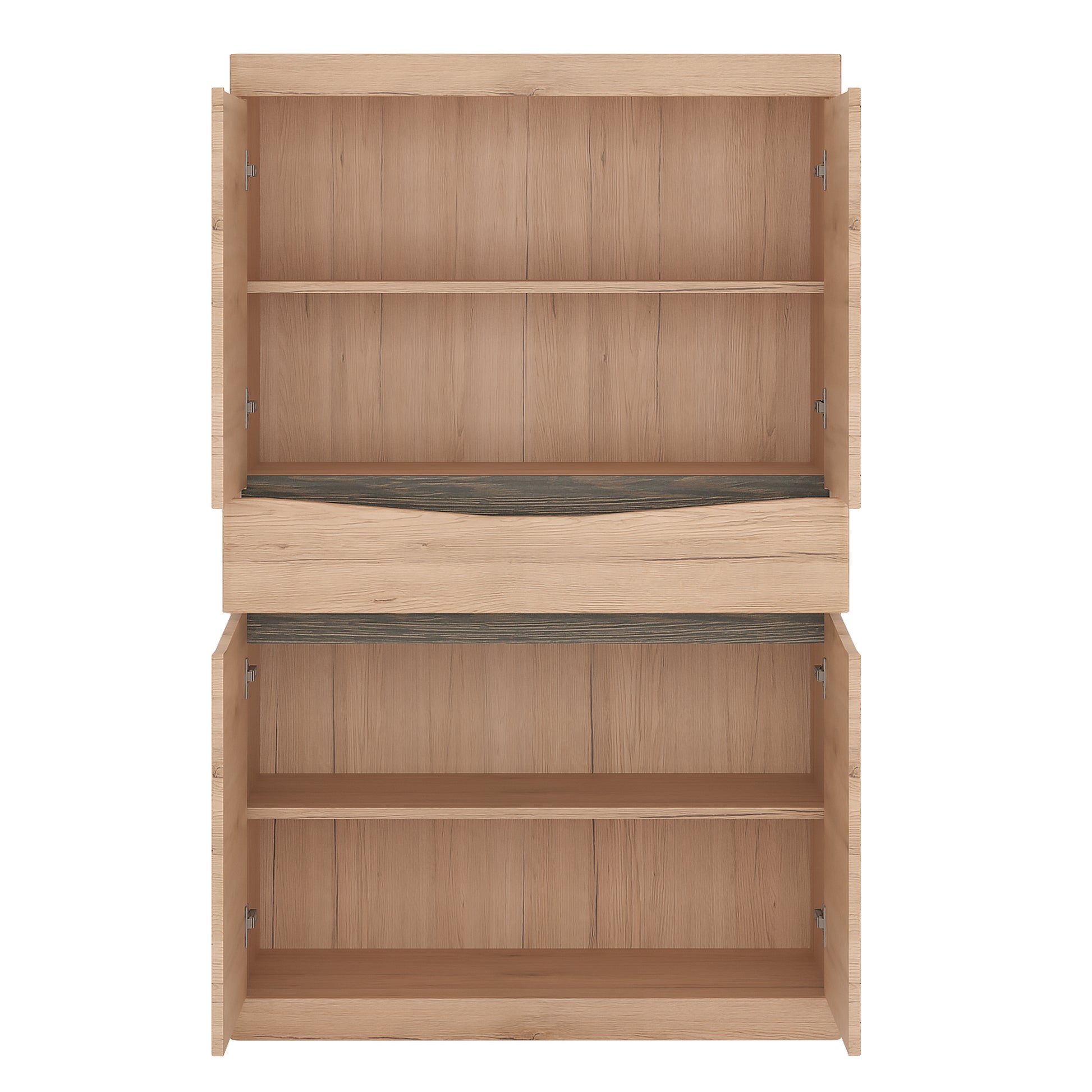 Kensington  Living 4 door 1 drawer cupboard in Oak
