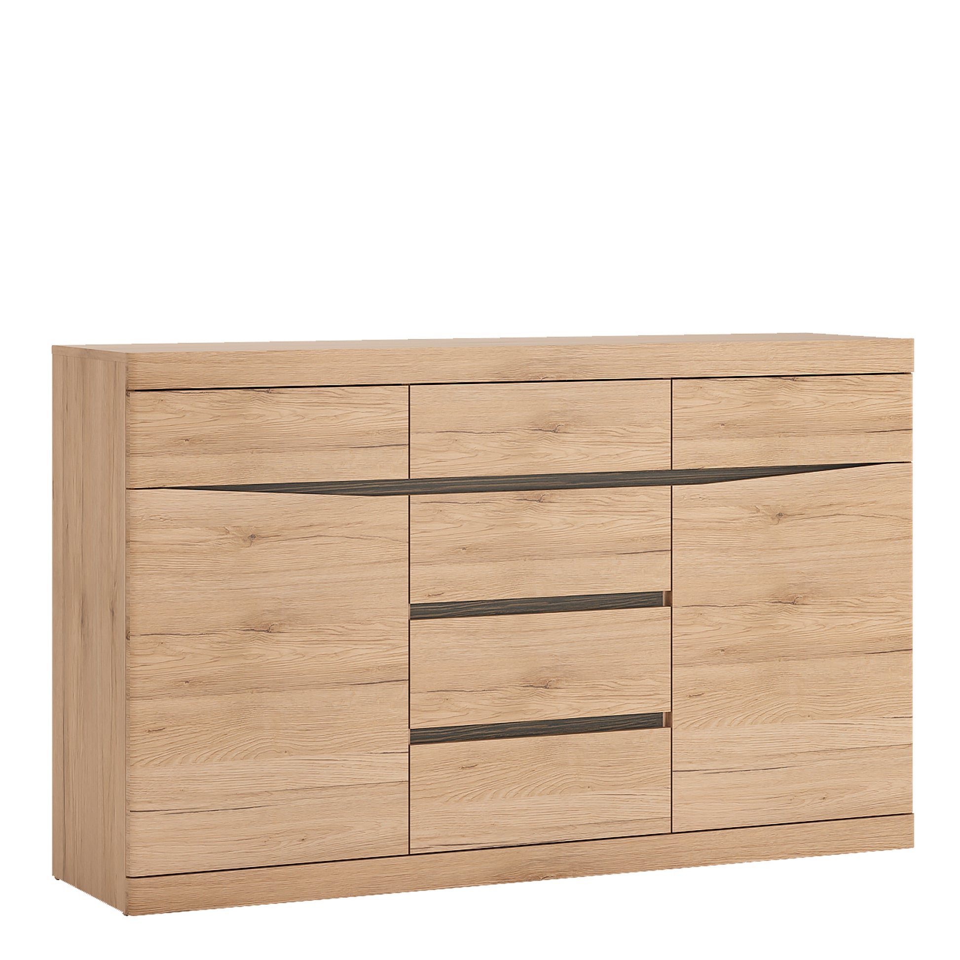 Kensington  Living 2 door 3+3 drawer sideboard in Oak