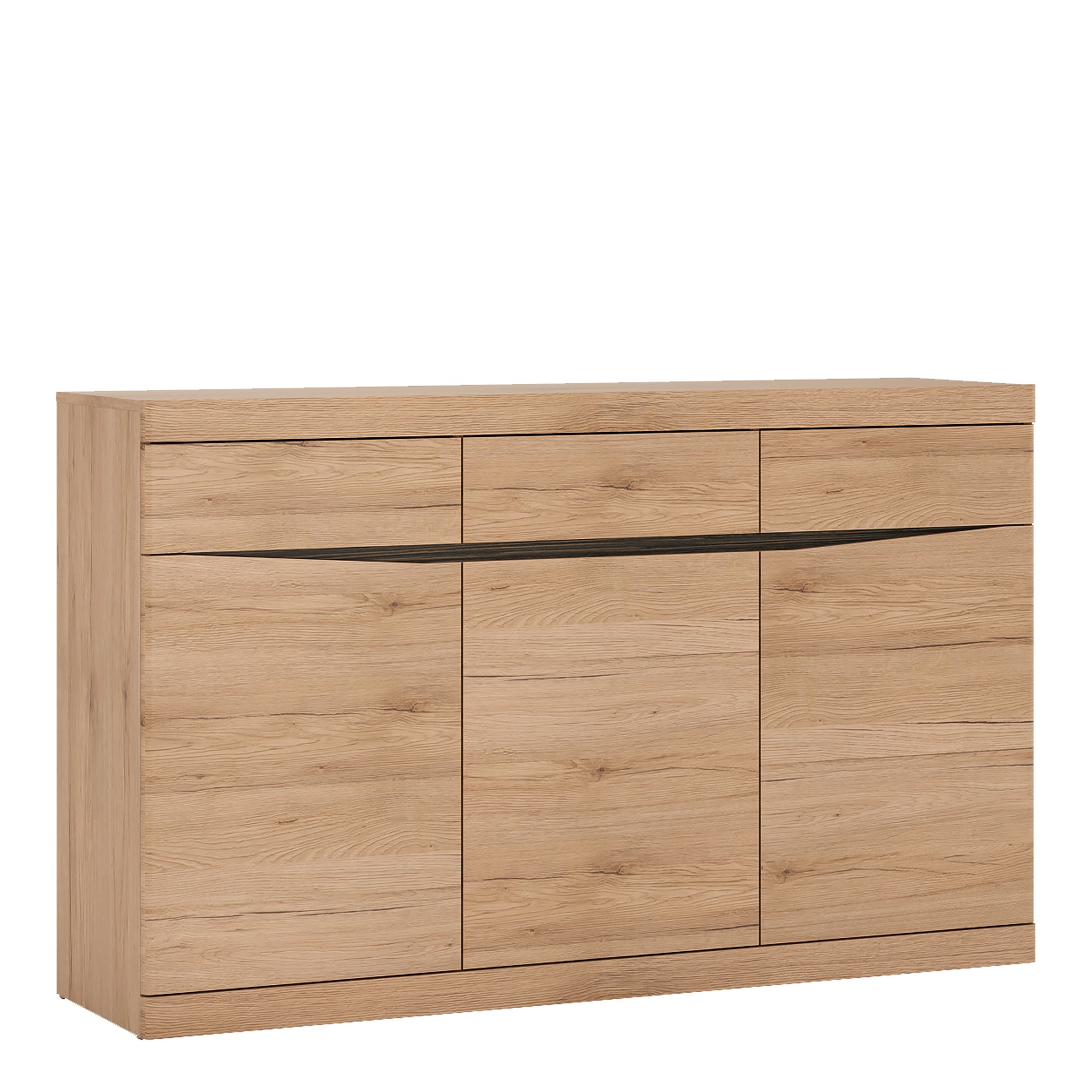 Kensington  3 Door 3 Drawer Sideboard in Oak