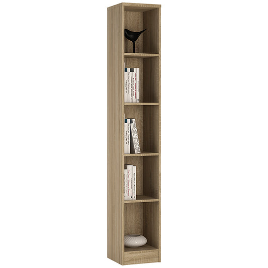 4 You  Tall Narrow Bookcase in Sonama Oak