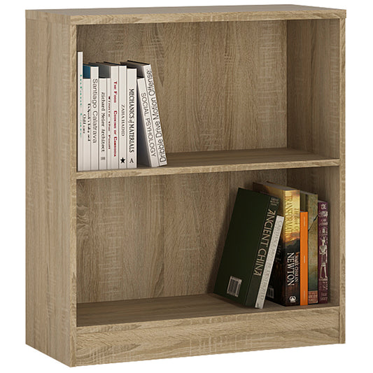 4 You  Low Wide Bookcase in Sonama Oak