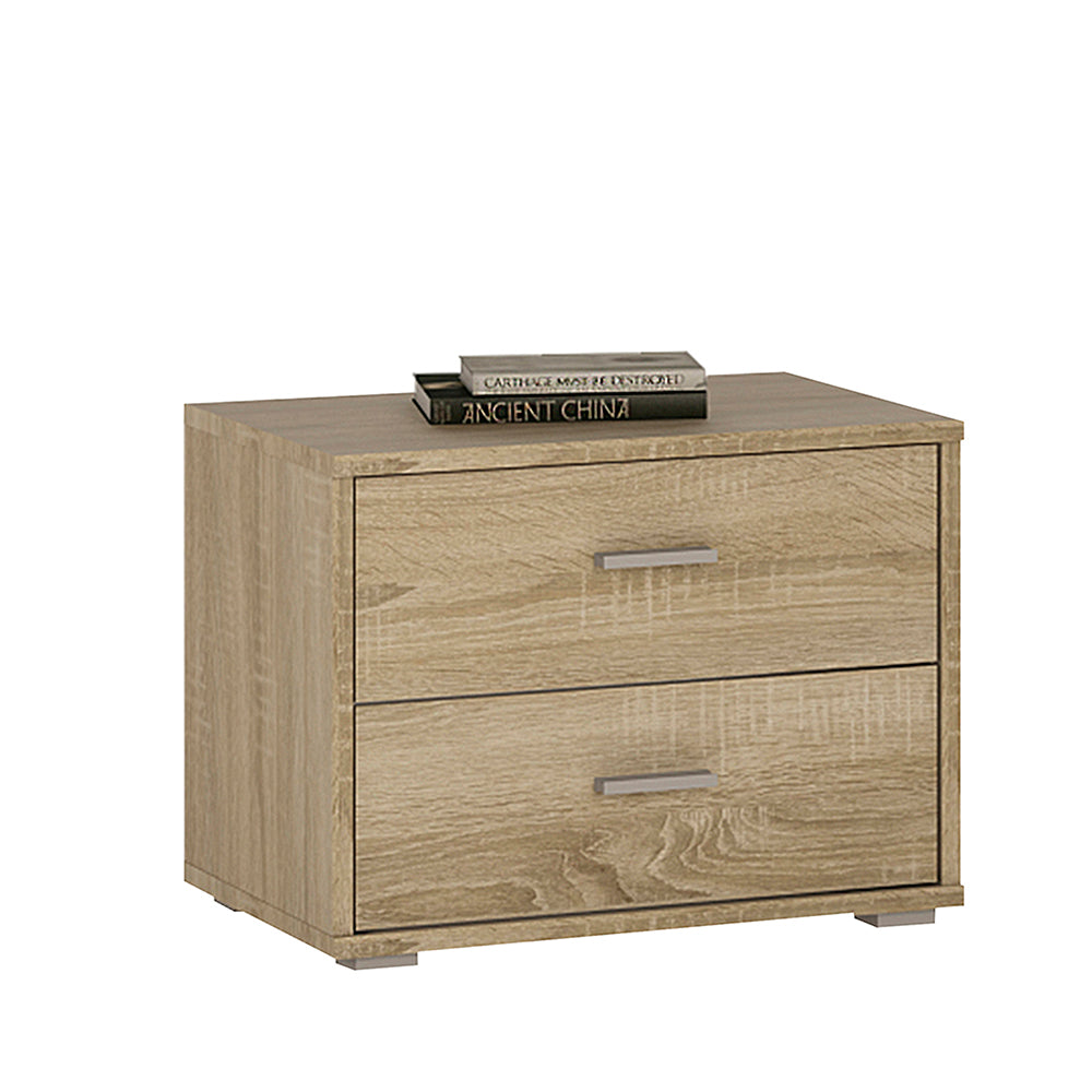 4 You  2 Drawer Low Chest/Bedside in Sonama Oak