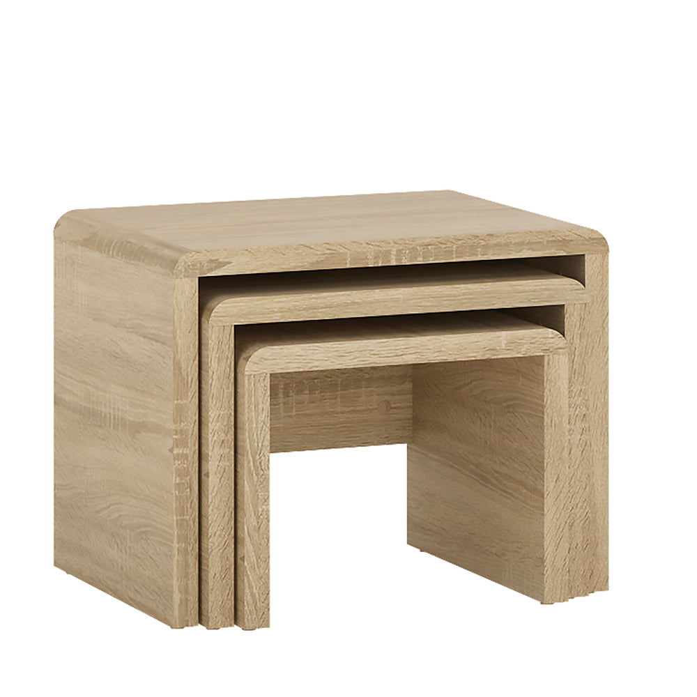 4 You  Small Nest of Coffee Tables 1+1+1 in Sonoma Oak