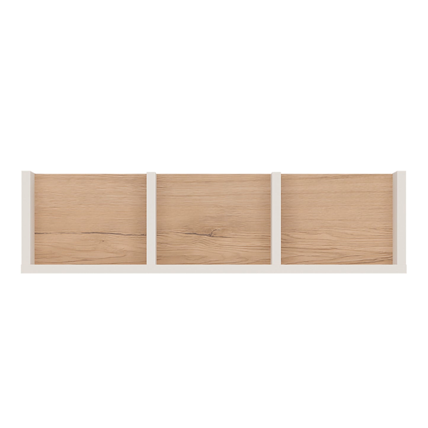 4Kids 4kids 70cm Sectioned Wall Shelf in Light Oak