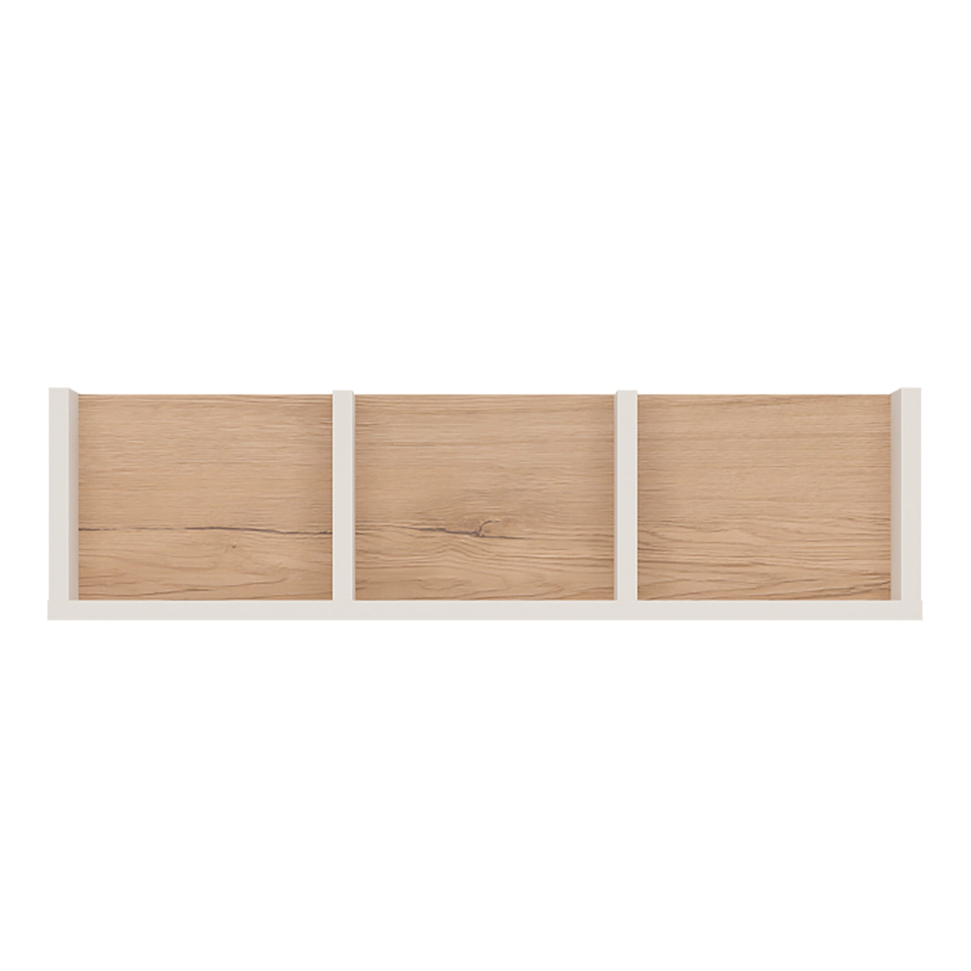 4Kids 4kids 70cm Sectioned Wall Shelf in Light Oak