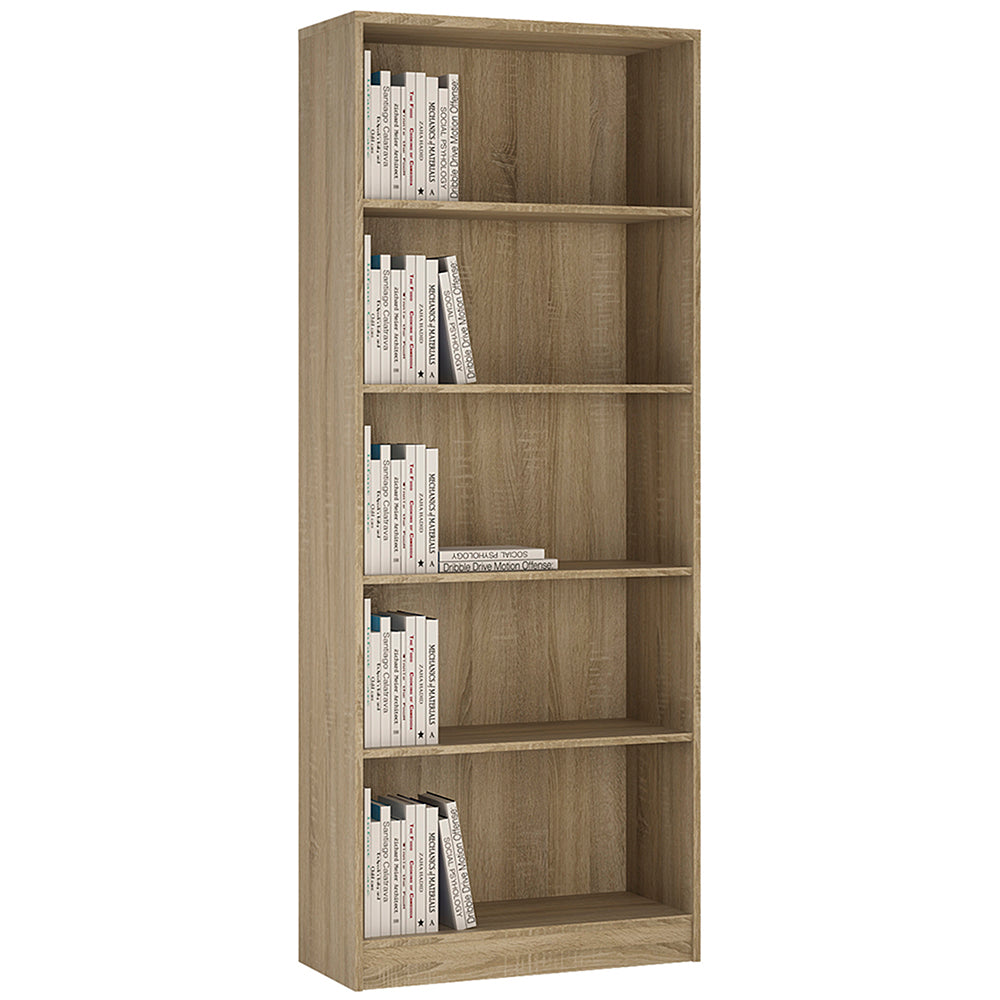4 You  Tall Wide Bookcase in Sonama Oak