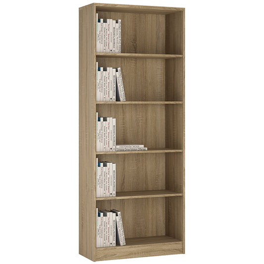 4 You  Tall Wide Bookcase in Sonama Oak