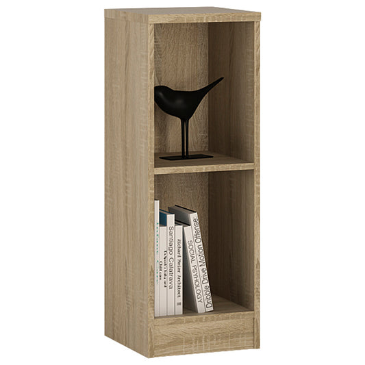 4 You  Low Narrow Bookcase in Sonama Oak